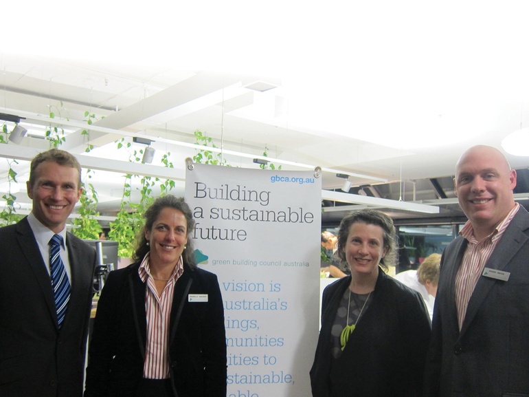 Rob Stokes, Romilly Madew, Siobhan Toohill, Adam Beck, Green Star Communities