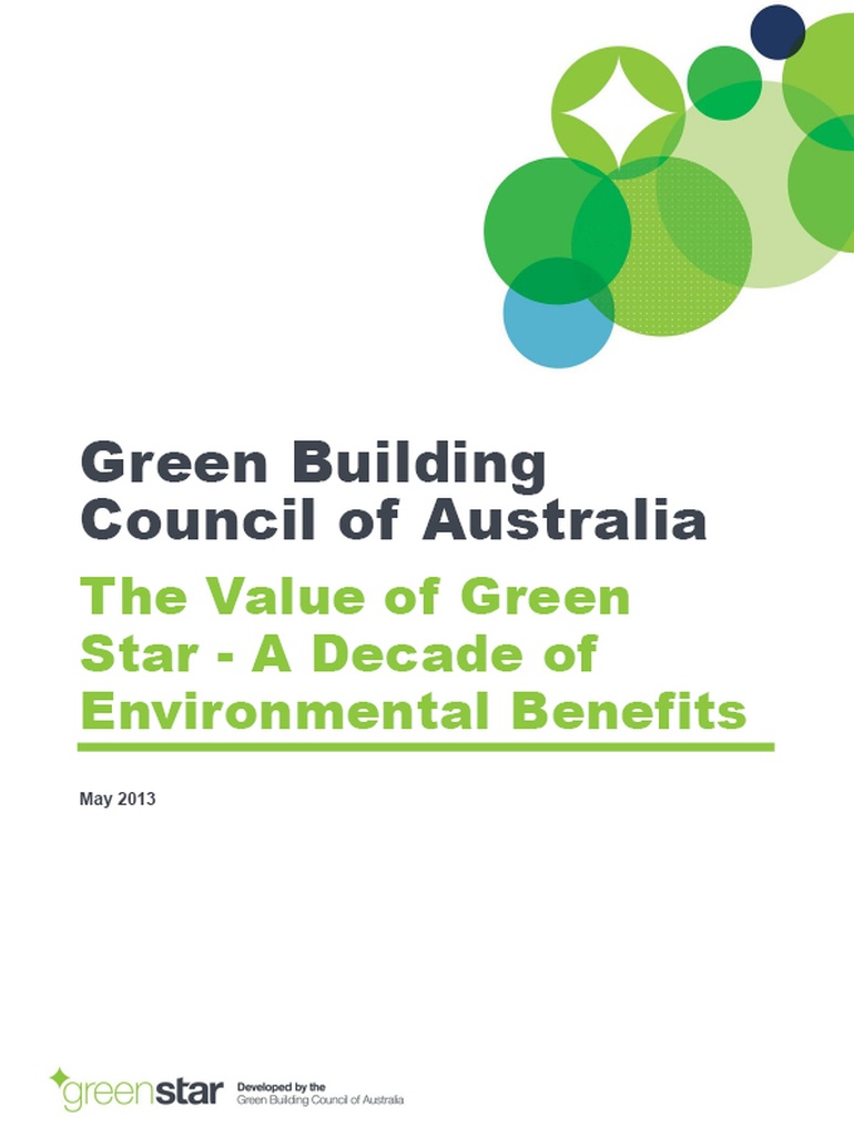 value of green star gbca research